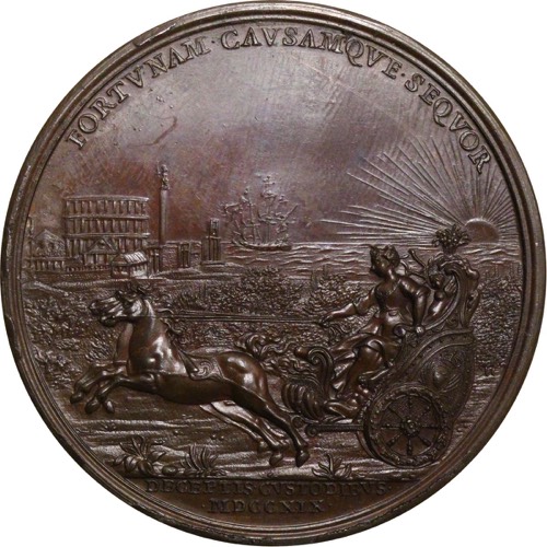 1719 Clementina Escape from Innsbruck Bronze Medal reverse